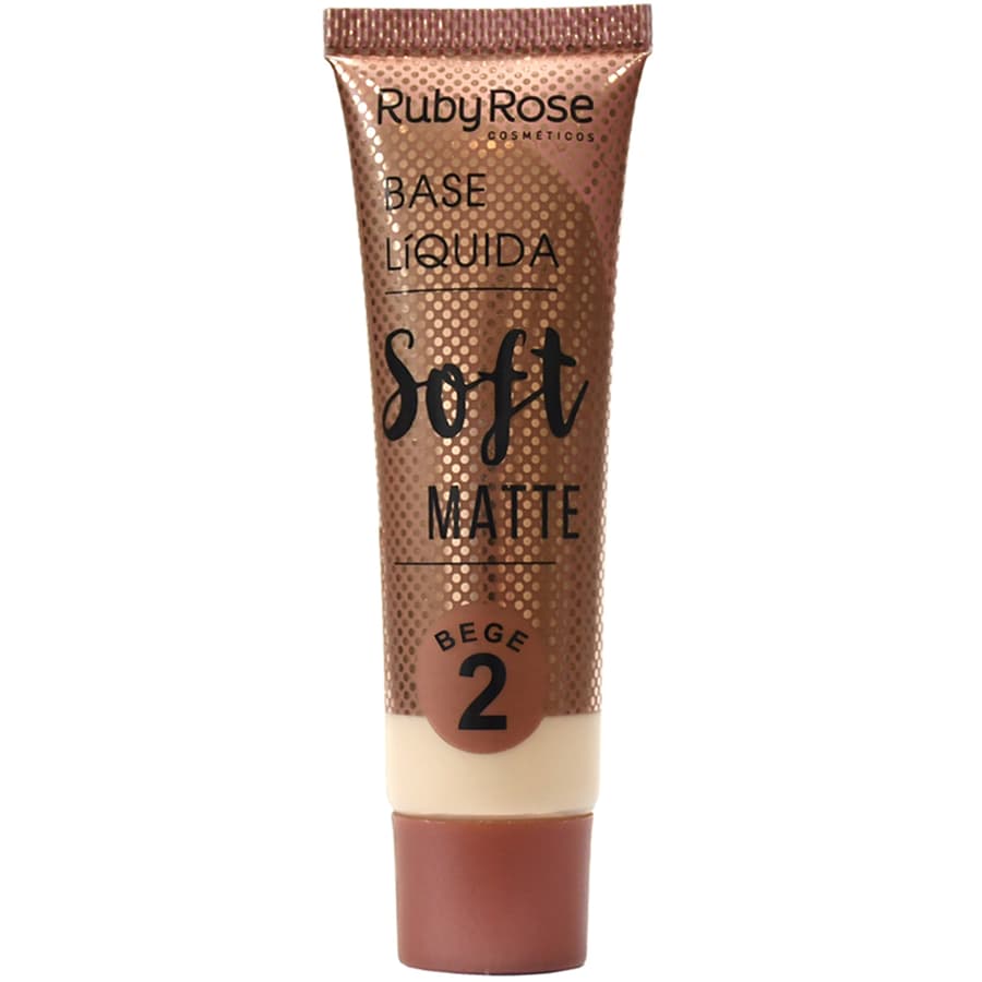 (48-pack) Ruby Rose Soft Matte Foundation Bege #2
