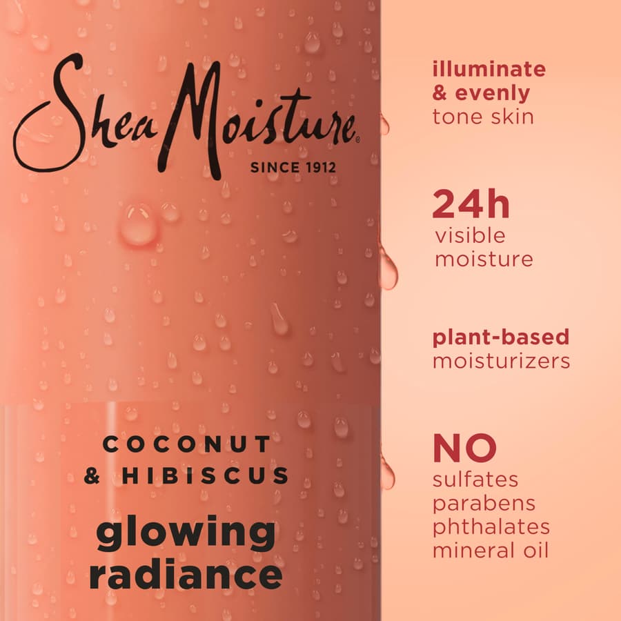 Sheamoisture Coconut Hibiscus Body Wash Glowing Radiance Glowing Radiance Body