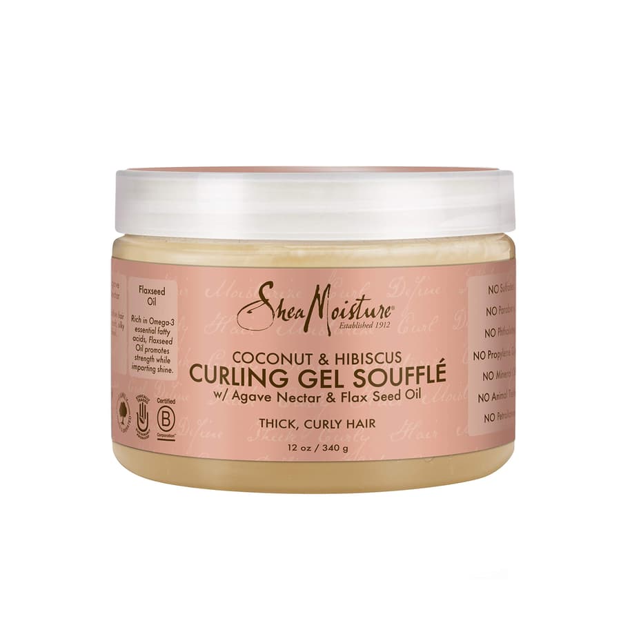 Shea Moisture Coconut Hibiscus Curling Gel Souffle 12 oz