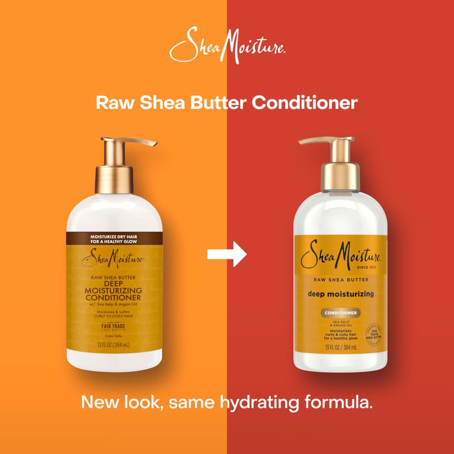 Shea Moisture Conditioner for Curly Hair Raw Shea Butter Restorative Deep