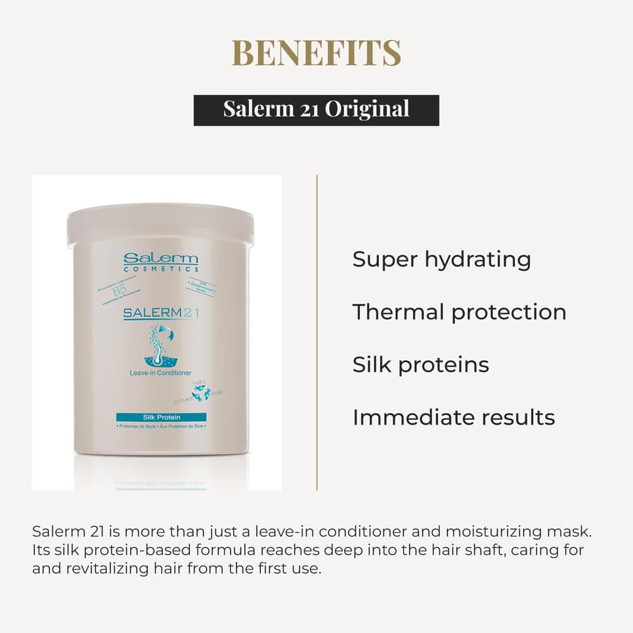 Salerm Instant Hair Conditioner 21 Silk Protein Leave In or Rinse Out