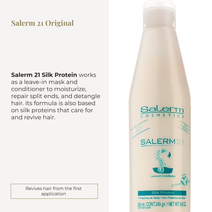 Salerm Instant Hair Conditioner 21 Silk Protein Leave In or Rinse Out