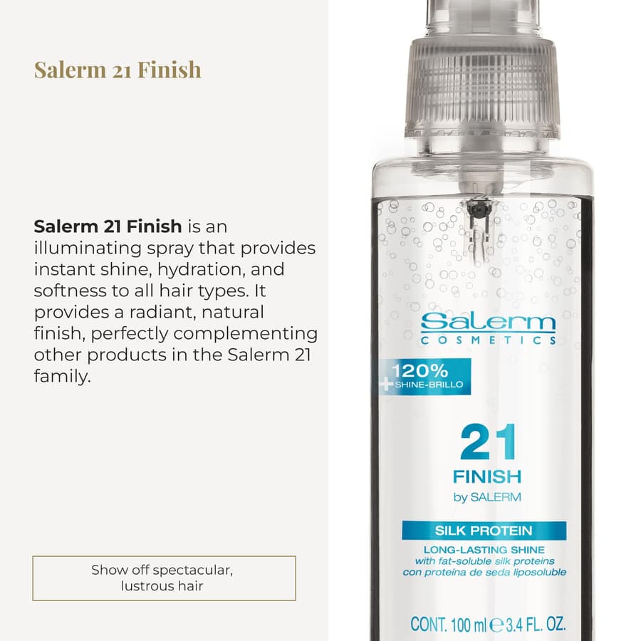 Salerm Illuminating Hair Salerm 21 Finish With Silk Proteins Final Illuminating