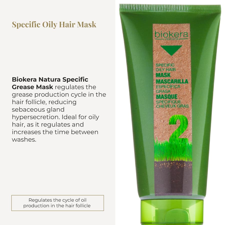 Salerm Hair Mask Biokera Natura Specific Oily Hair Mask for Oily Hair With