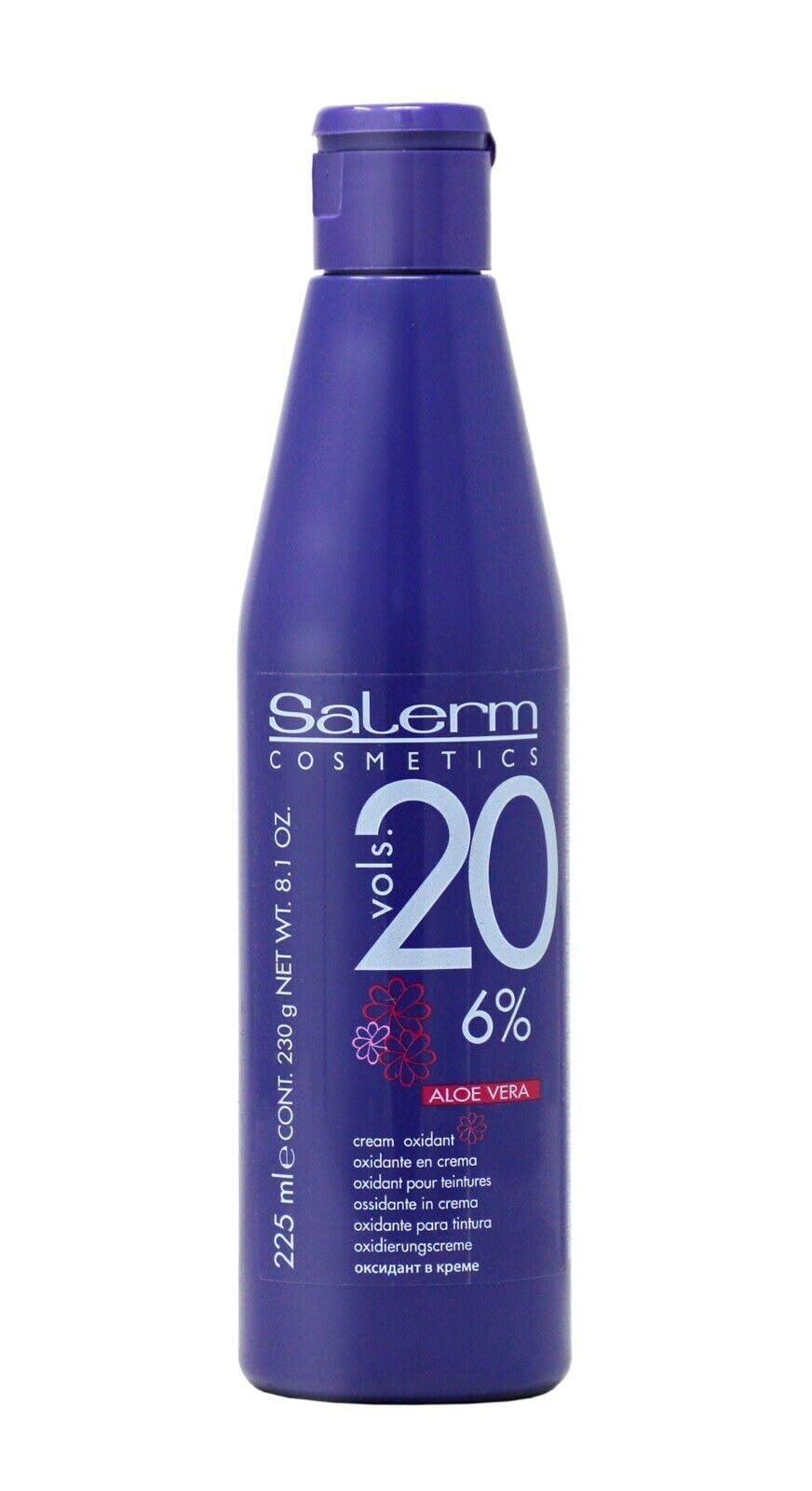 Salerm Cosmetics Cream Oxidant Volume 20 With Aloe Vera 8.1 oz