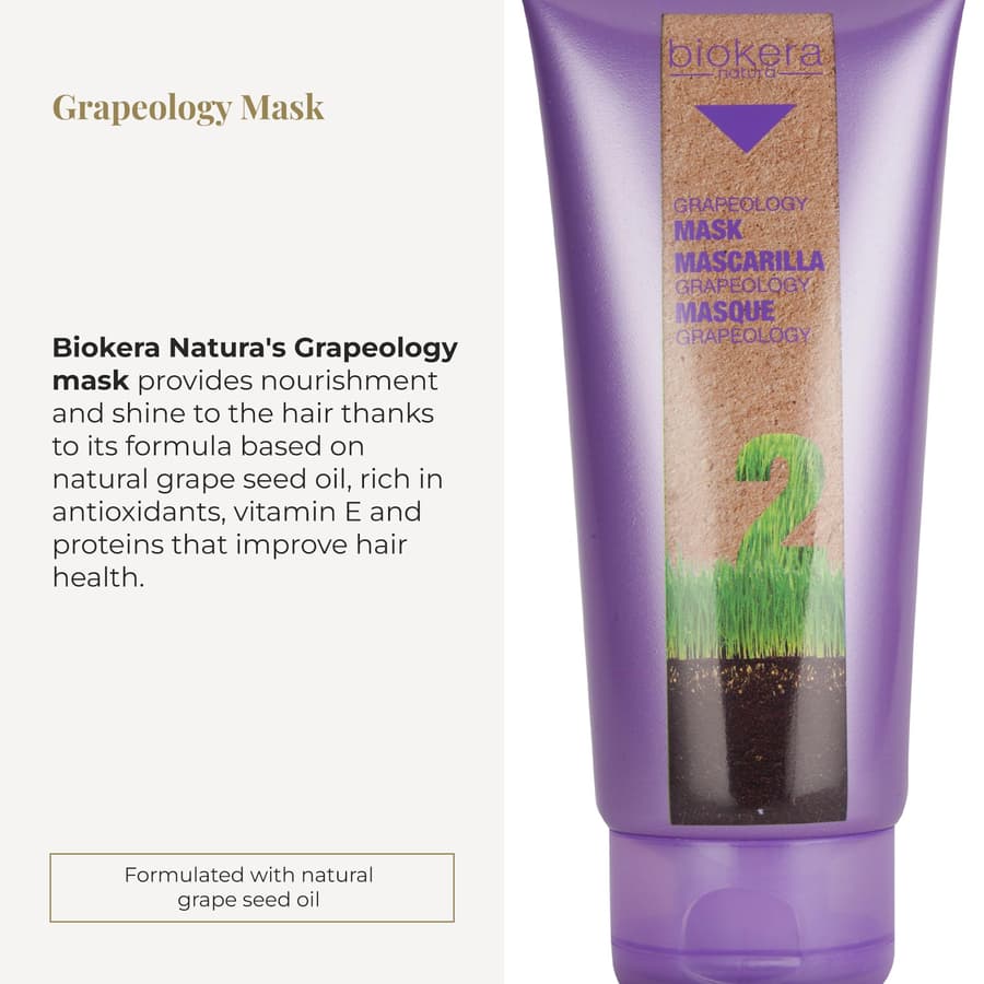 Salerm Nourishing Hair Mask Grapeology Biokera Natura Mask for White or