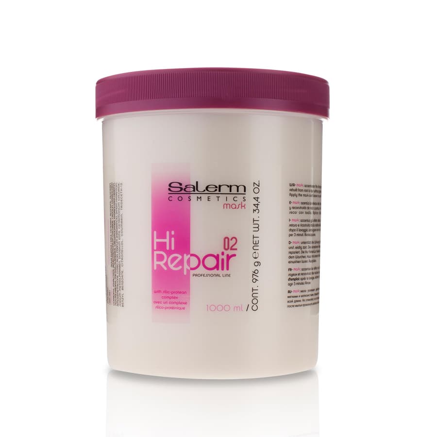 Salerm Hair Repair Mask Hi Repair Mask 02 Deeply Moisturizes Damaged Hair