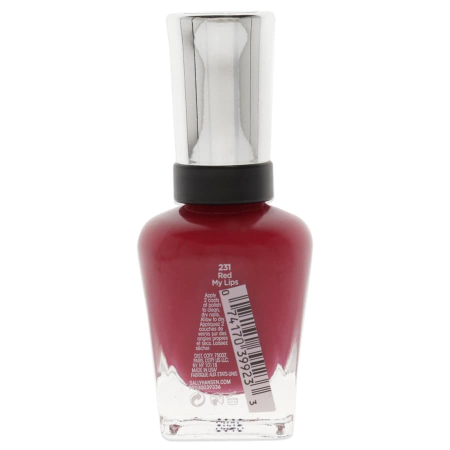 Sally Hansen Complete Salon Manicure Nail Polish Red My Lips 0.5 Fluid Ounce