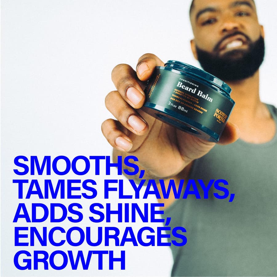 Scotch Porter Conditioning Beard Balm Smooth Shape Moisturize Soften Coarse Dry
