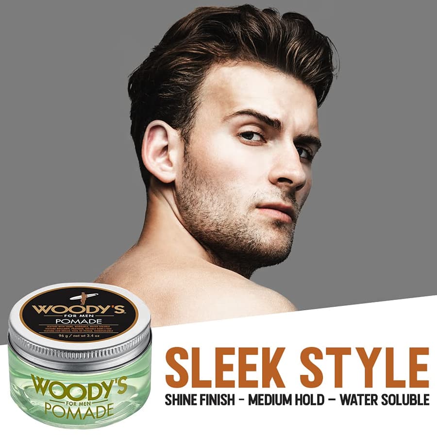 [Set] Woody's Hair Clay Pomade Matte Finish Medium Hold Water Soluble Styling Gel ’s