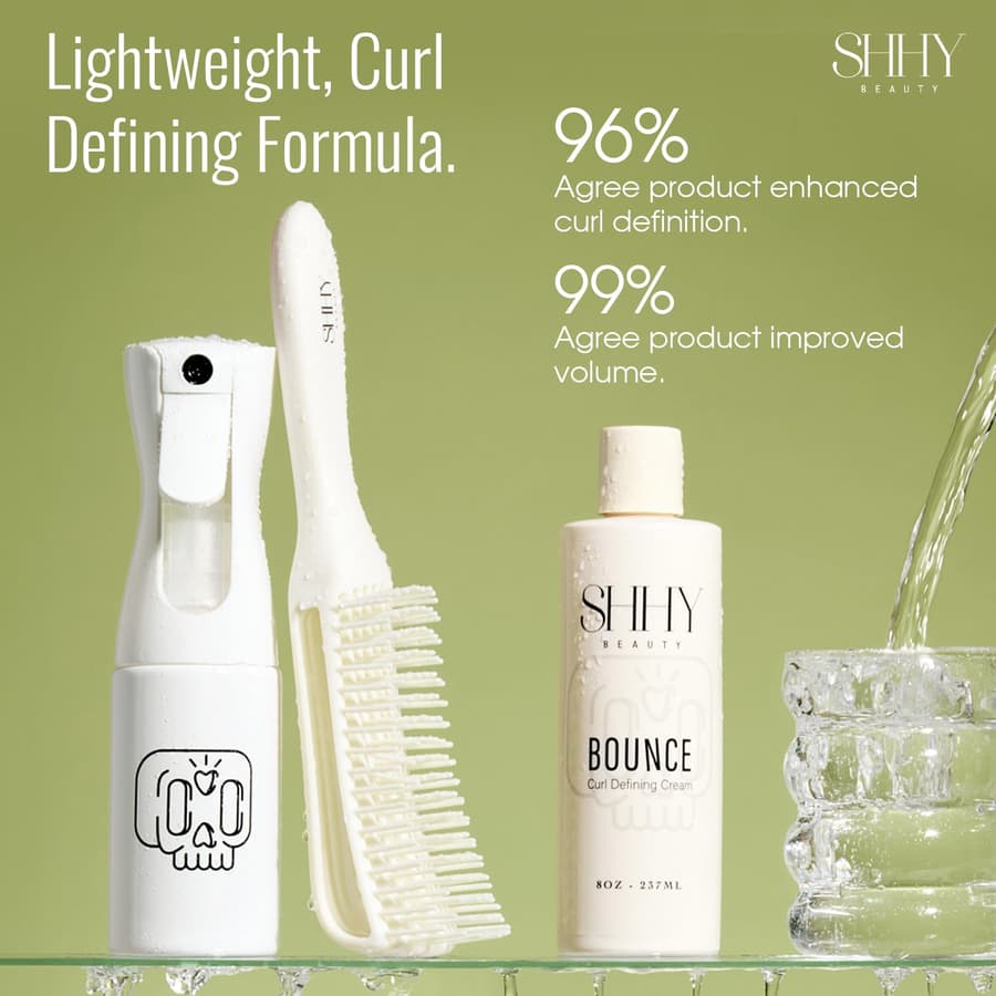 Bounce Curl Define Cream Lightweight Boucy Defined Curls Frizz Control and