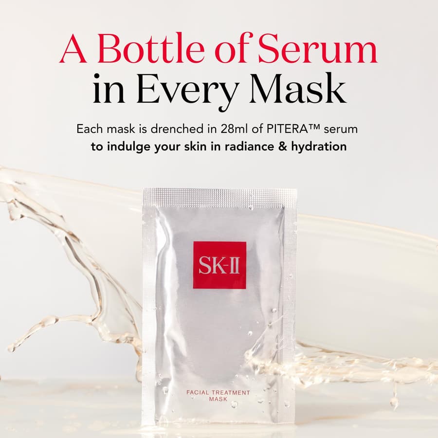 Sk Ii Facial Masks Brightening Face Mask Sheets To Help Improve Tone Texture