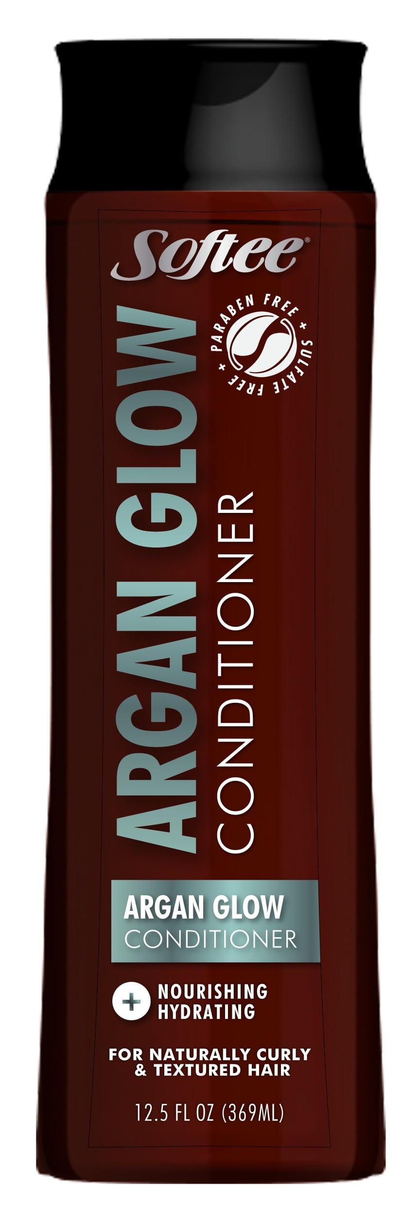 Softee Argan Conditioner . Curly Textured Hair Moisturizing 12.5 oz