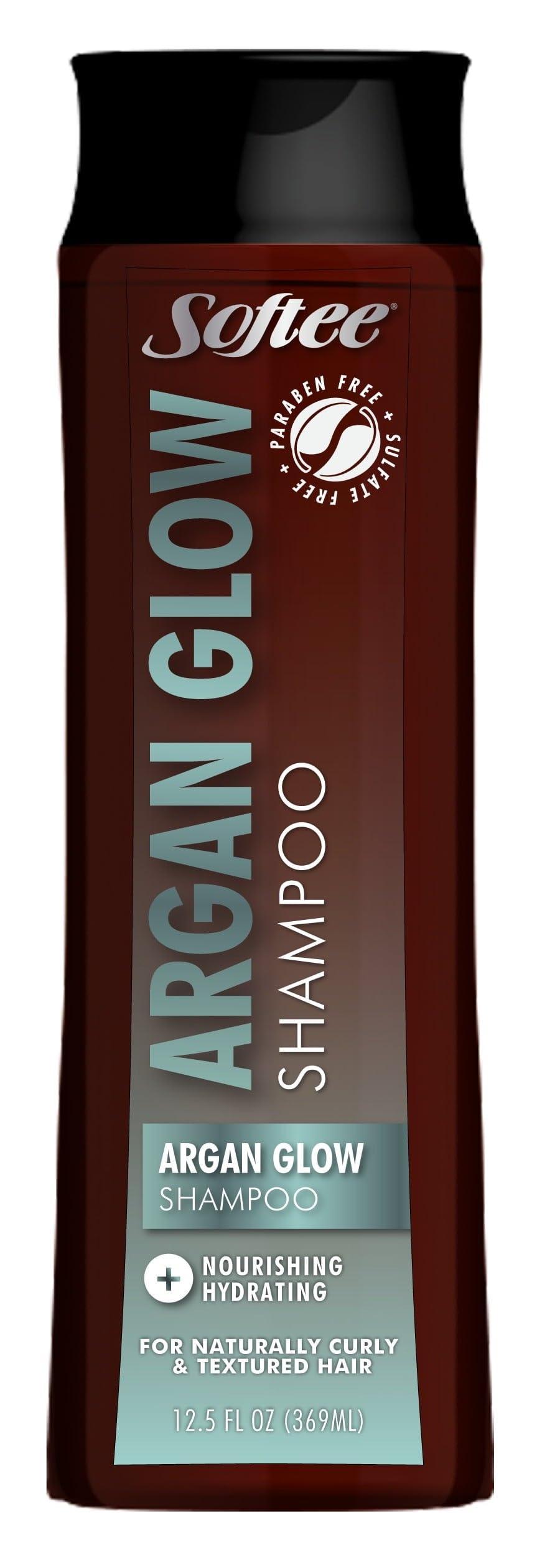 Softee Argan Glow Shampoo Condition Nourishing + Hydrating for Naturally Curly (Set)