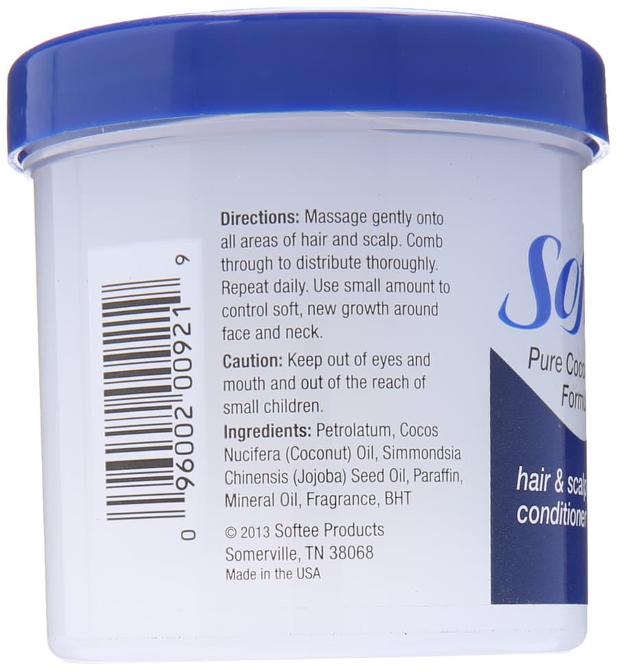 Softee Coconut Oil Hair and Scalp Conditioner 5 oz