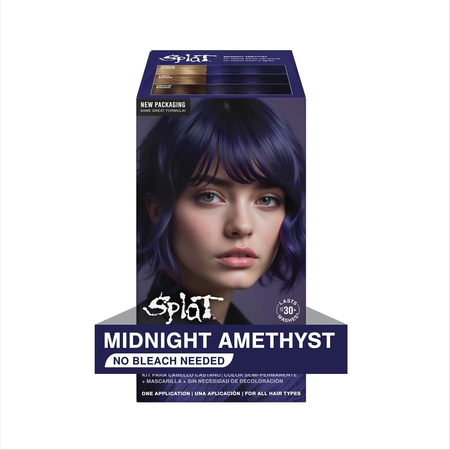 Splat Midnight Hair Color Amethyst 6 Fl Oz.