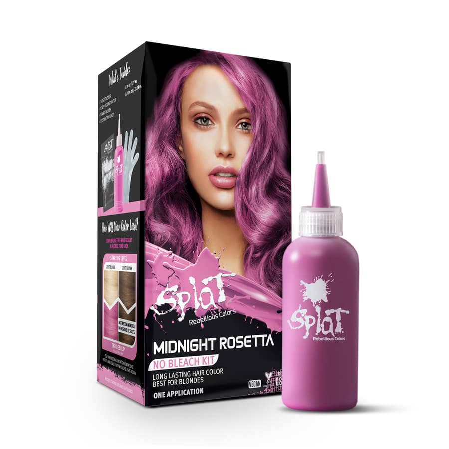 Splat Midnight Rosetta Semi Permanent Hair Dye Kit for Blondes 1 Application (Set)
