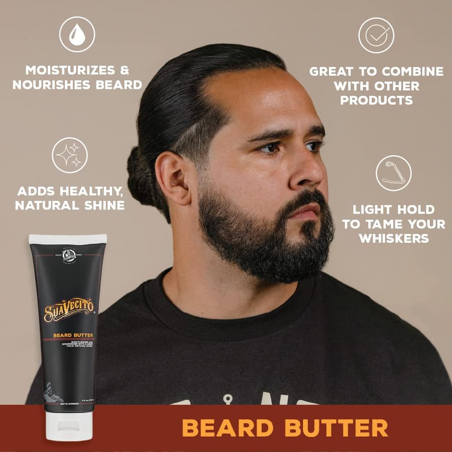 Suavecito Beard Butter Original Scent Moisturizes Nourishes Softens Beard Adds