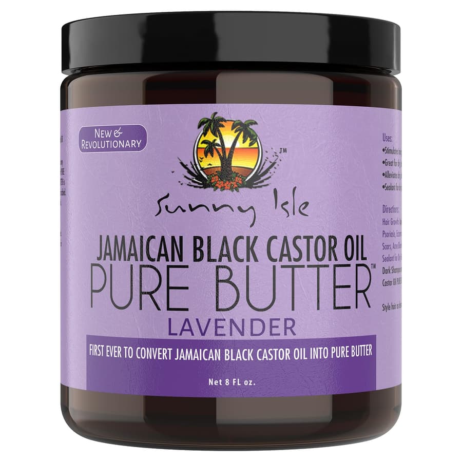 Sunny Isle Lavender Jamaican Black Castor Oil Pure Butter | Promotes Hair