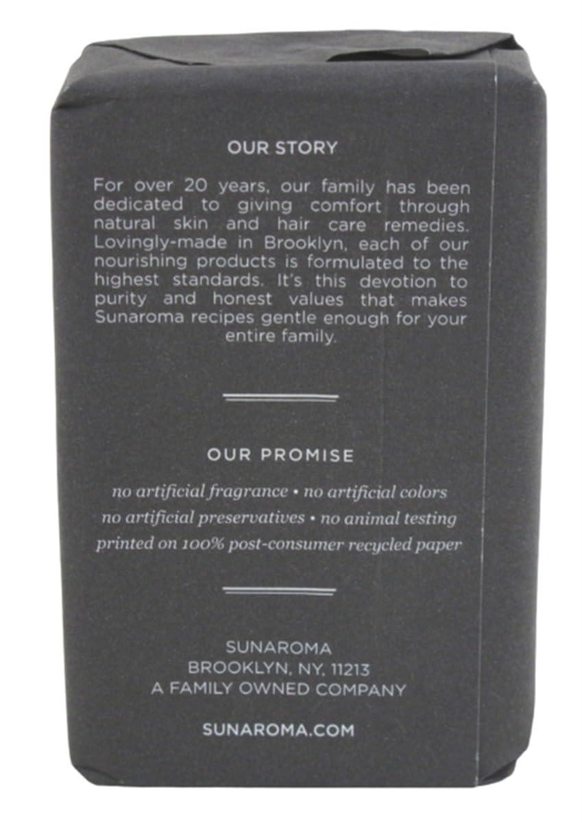 Sunaroma Soap Bar Charcoal Dead Sea Mineral Mud 8 oz