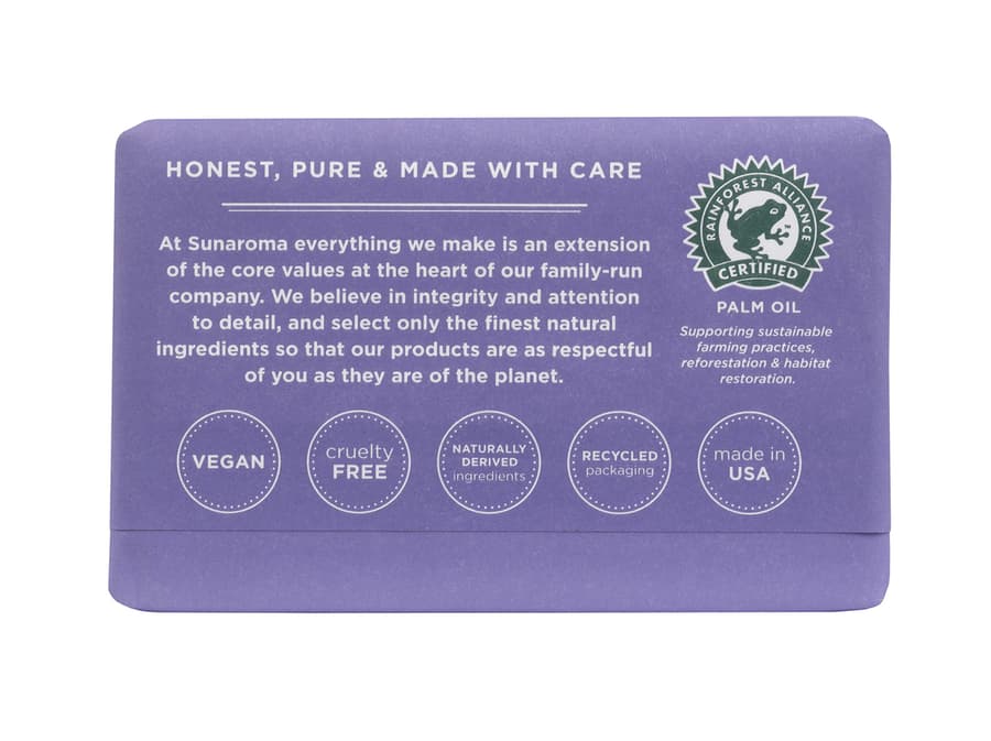 Sunaroma Lavender W/shea Butter Vitamin E Oil Soap