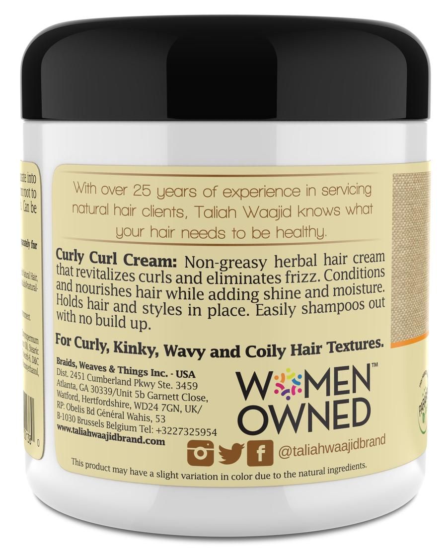 Taliah Waajid Curls Waves Natural Curly Curl Cream | Extreme Curl Definition