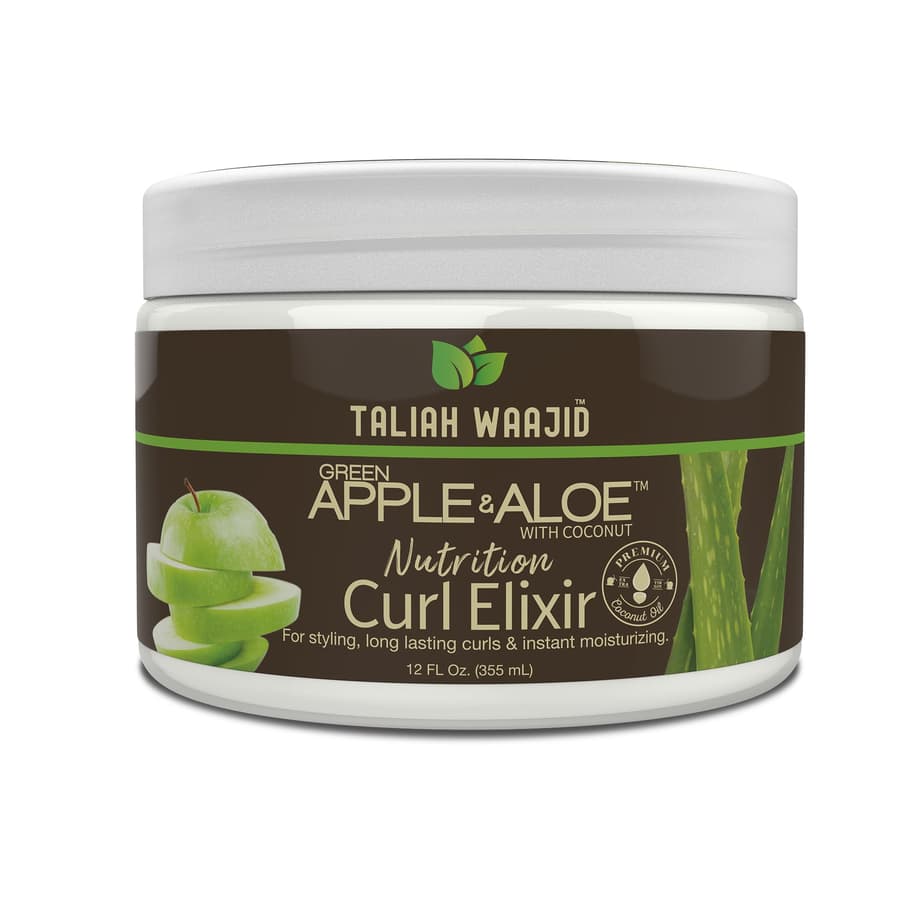 Taliah Waajid Green Apple Aloe Nutrition Curl Elixir Curl Defining Leave In