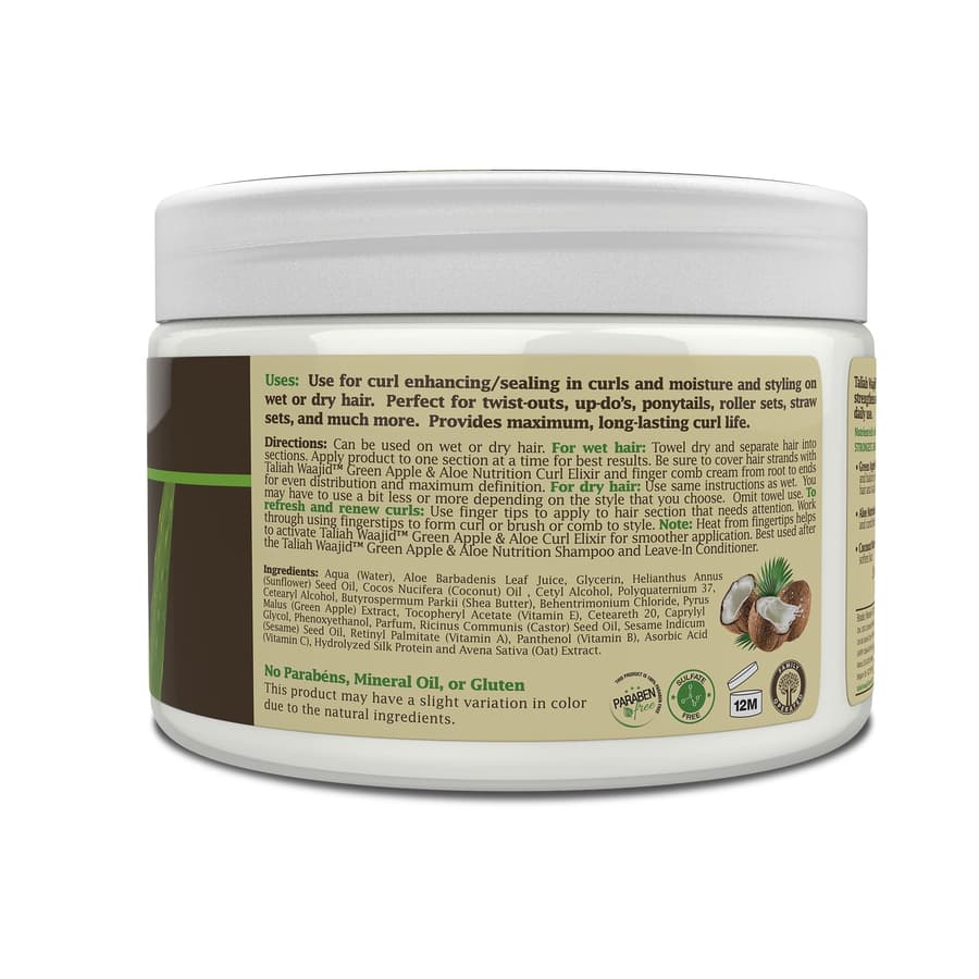 Taliah Waajid Green Apple Aloe Nutrition Curl Elixir Curl Defining Leave In