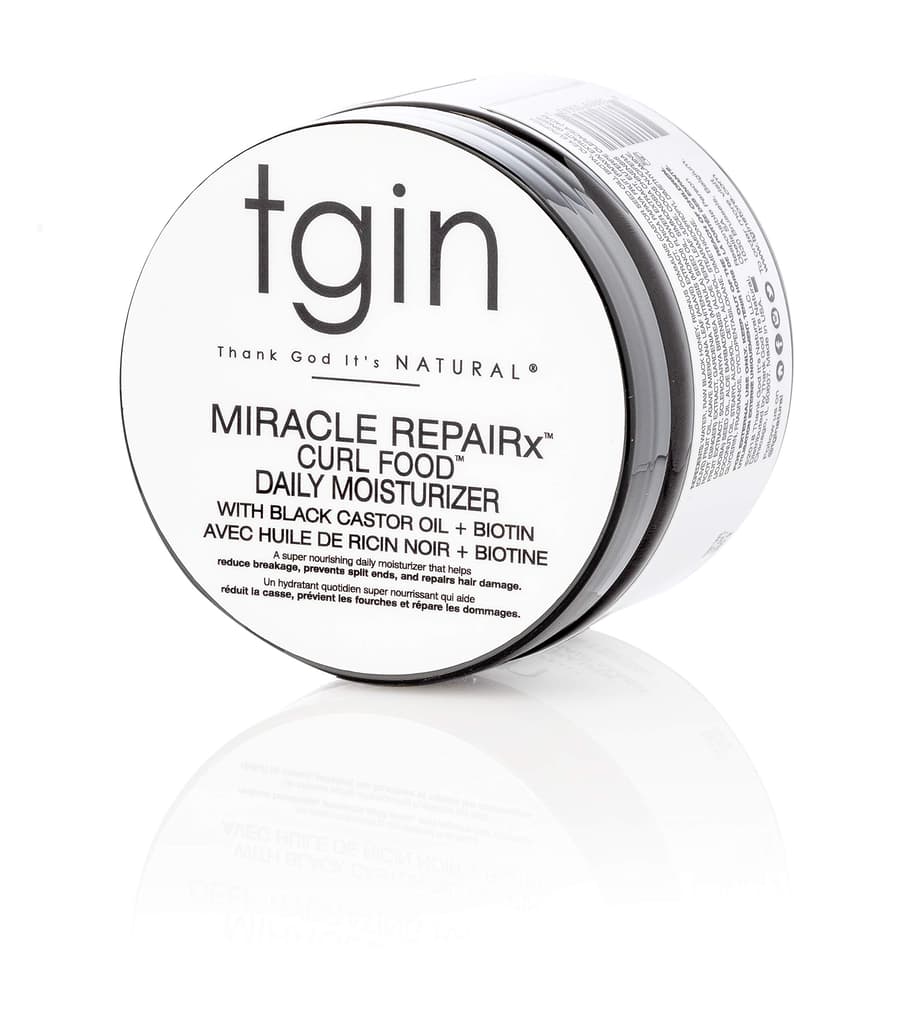 Tgin Miracle Repairx Curl Food Daily Moisturizer for Curly Coily and Wavy Hair