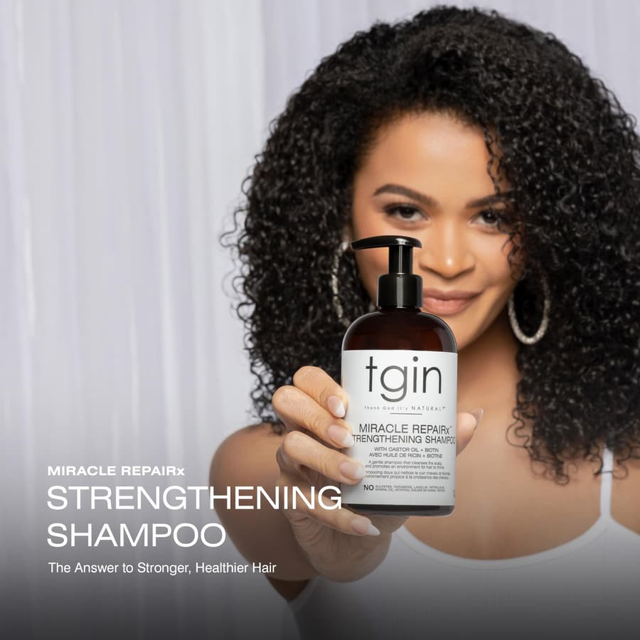 Thank God It's Natural Tgin Miracle Repairx Strengthening Shampoo for Curly