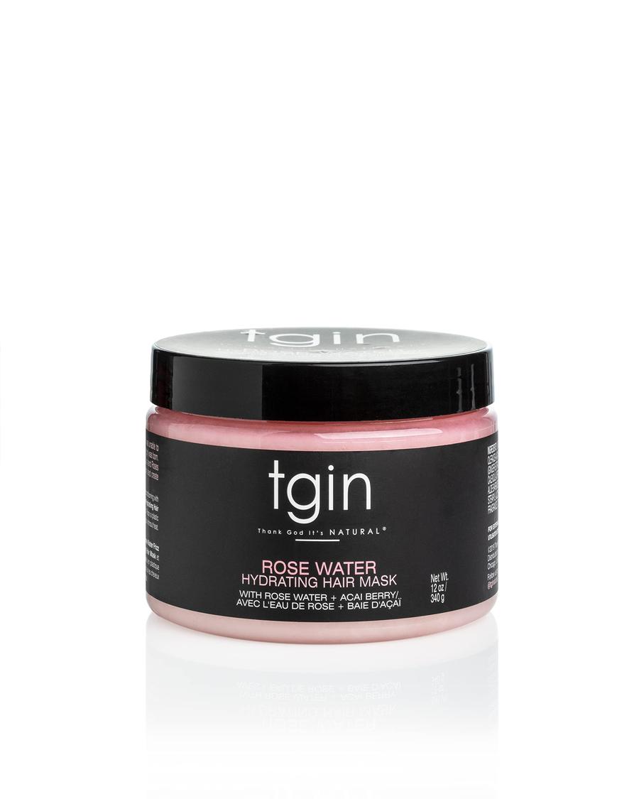Tgin Rose Water Hydrating Hair Mask Deep Conditioning Hair Mask Curl Definition