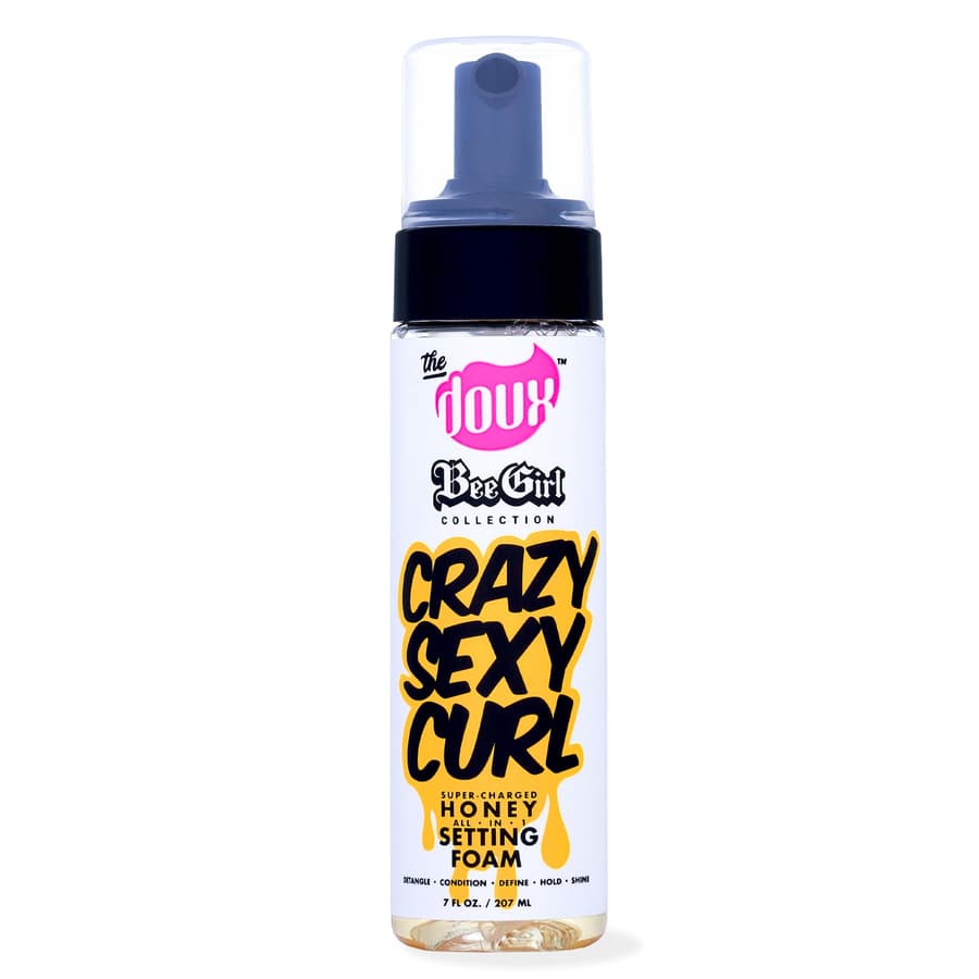 The Doux Curl Cream Setting Mousse for Curly Hair Crazysexycurl Honey Foam for (Set)