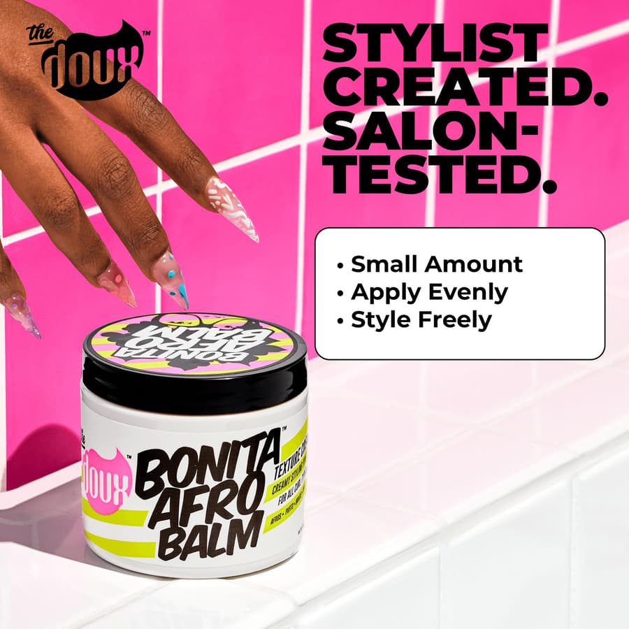 The Doux Curl Defining Cream Pomade for Curly Hair Bonita Afro Balm Hair