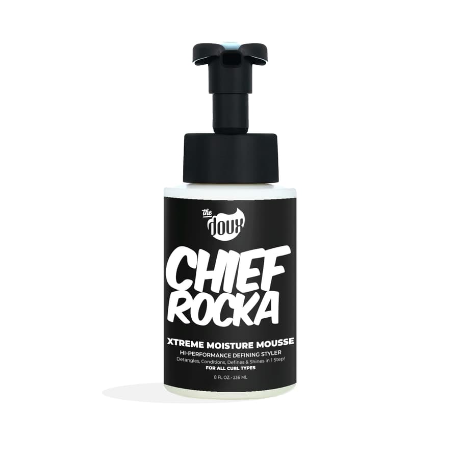 Chief Rocka Xtreme Moisture Mousse for Curly Hair Curl Defining Hair Mousse