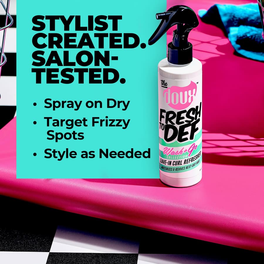 The Doux Fresh To Def Curl Refresher for Curly Hair Leave In Conditioner Curl