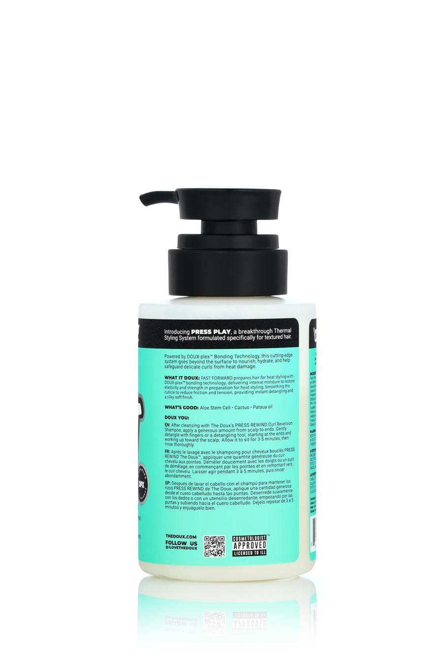 The Doux Fast Forward Heat Protectant Leave In Conditioner for Curly Hair Bond