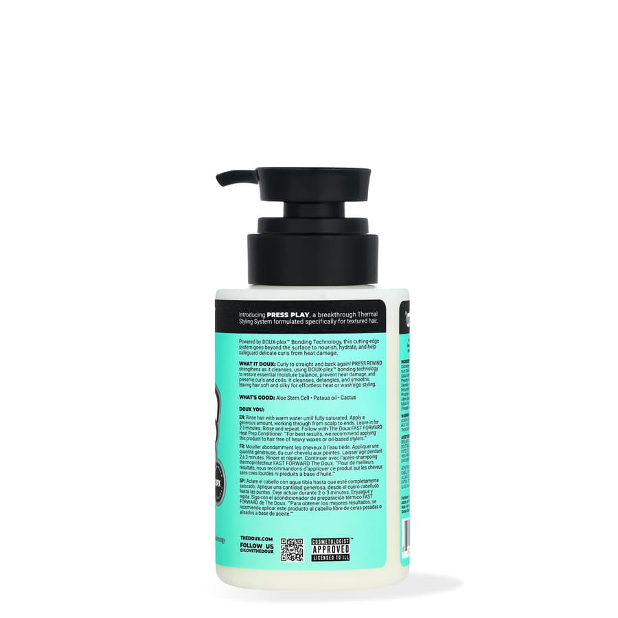 The Doux Press Rewind Curl Retention Shampoo for Curly Hair Anti Frizz