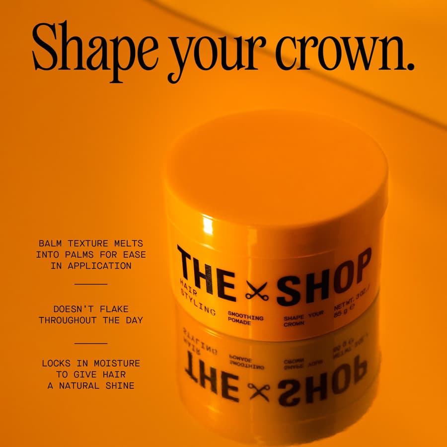 The Shop By Lebron James Smoothing Hair Pomade Medium Hold Natural Finish With