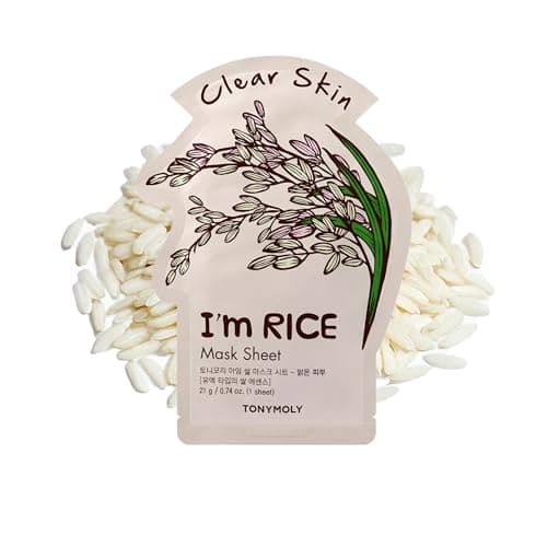 Tonymoly I’m Rice Sheet Mask Korean Skincare Face Mask for Hydration