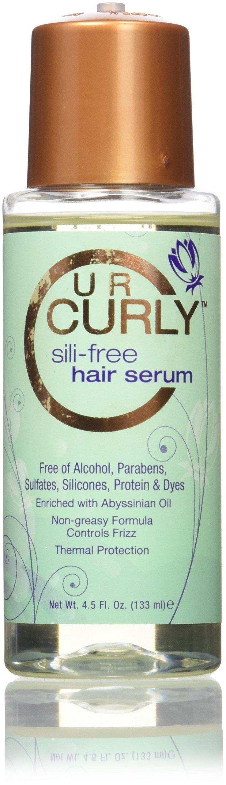 U R Curly Sili Free Hair Serum 4.5 oz