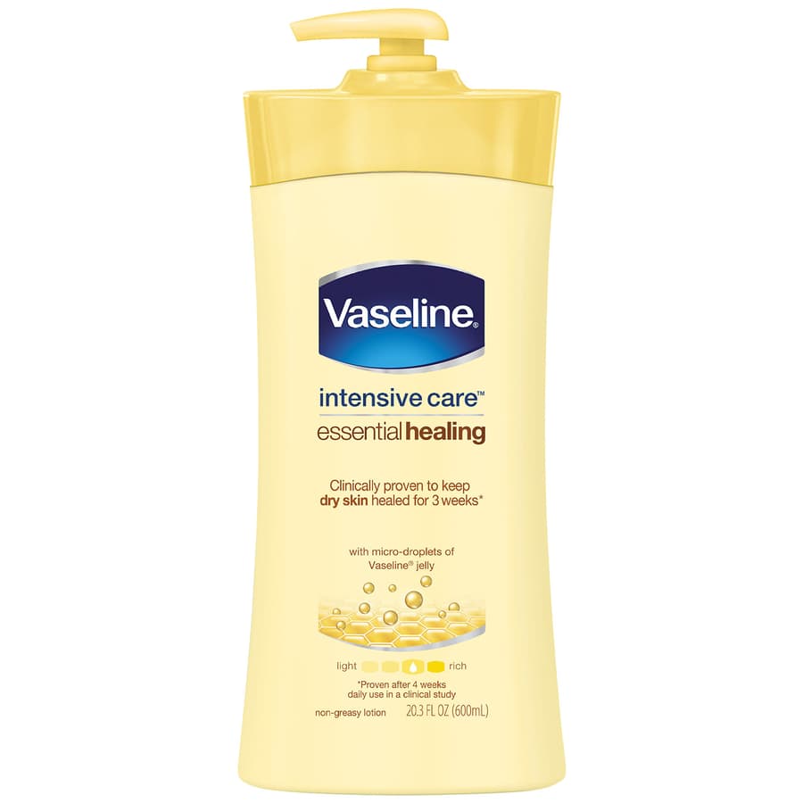 Vaseline Intensive Care Body Lotion Essential Healing 20.3 Fl Oz