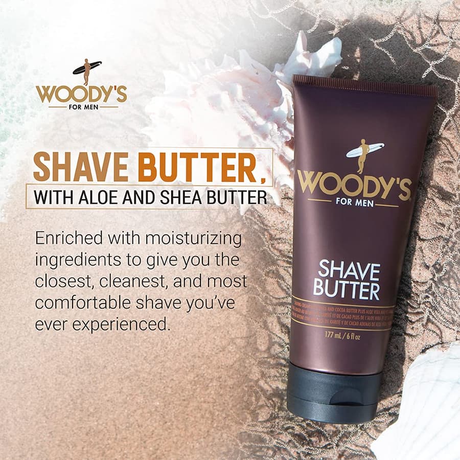 Woody’s Shave Butter Ultra Smooth Shaving Cream Moisturizing Beard Butter