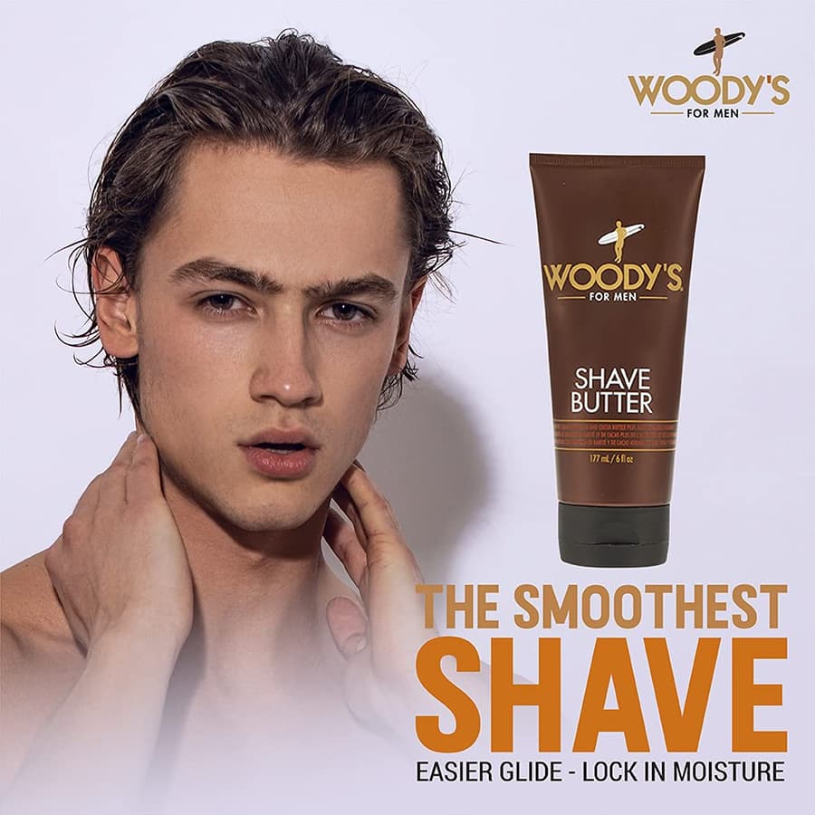 Woody’s Shave Butter Ultra Smooth Shaving Cream Moisturizing Beard Butter