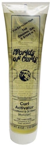 Worlds of Curls Curl Activator Gel for Extra Dry Hair 6 oz