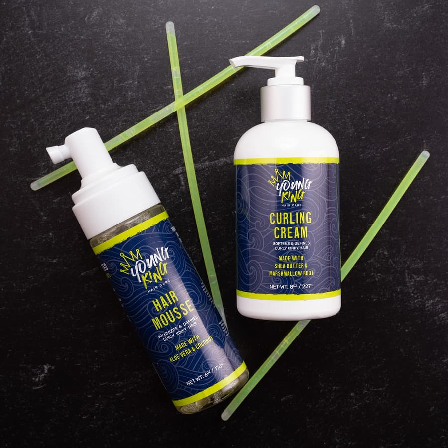 Young King Hair Care Kids Curl Cream for Wavy Kinky and Curly Hair | Curl