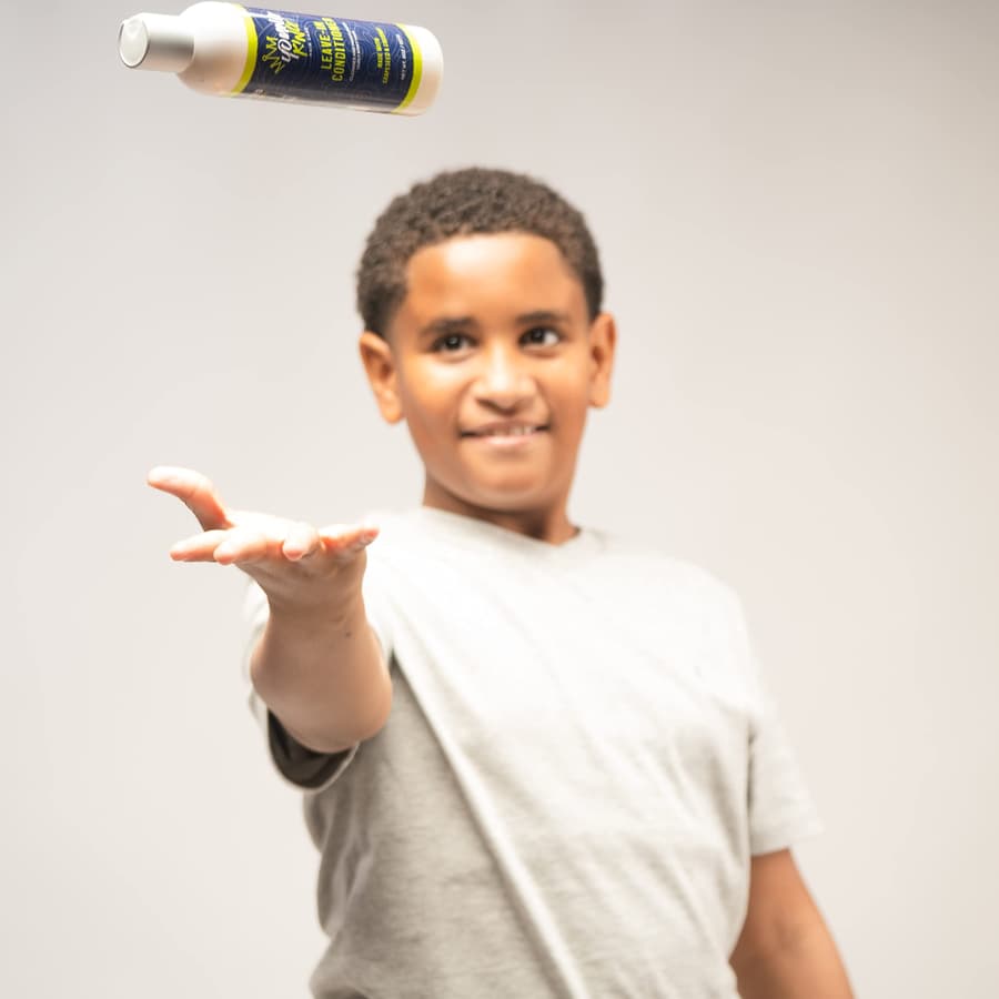 Young King Hair Care Kids Leave In Conditioner for Boys | Detangle Hydrate and