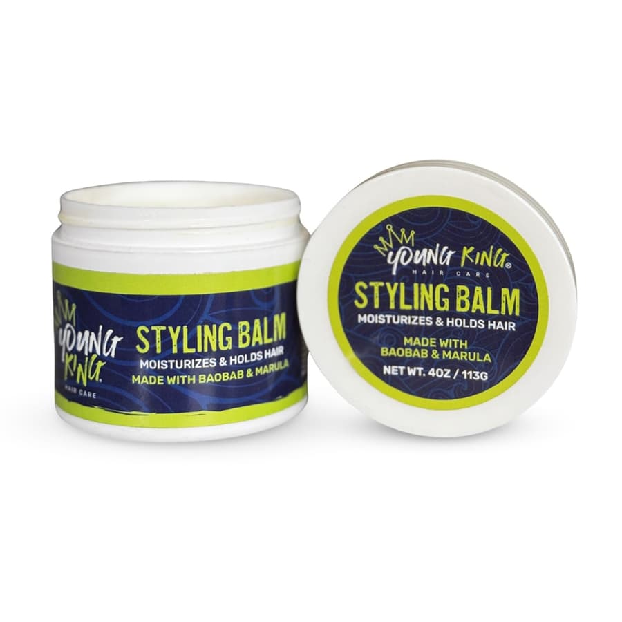 Young King Hair Styling Balm for Kids | Strong Hold and All Day Shine | Natural