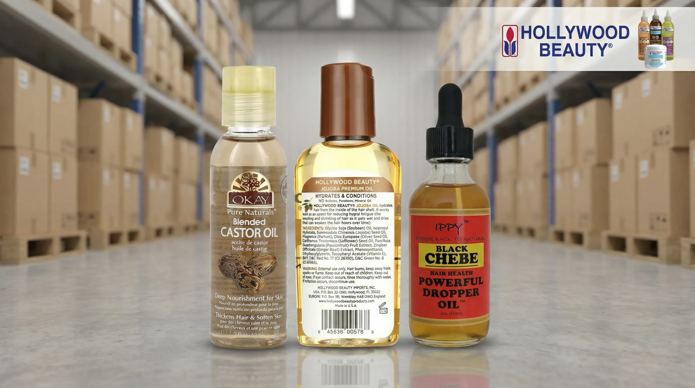 Colección de aceites para el cabello al por mayor para distribuidores y reventa B2B