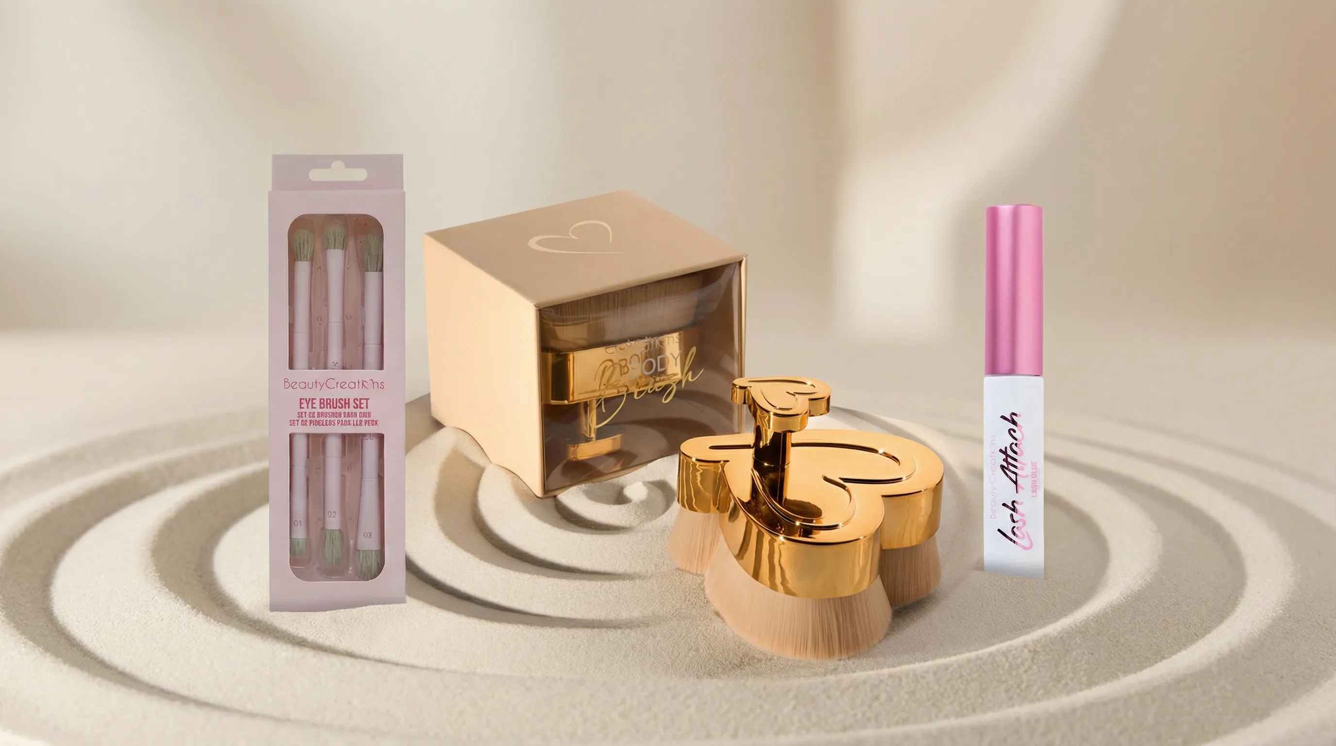 Beauty Creations brush collection for wholesale and distributor buying