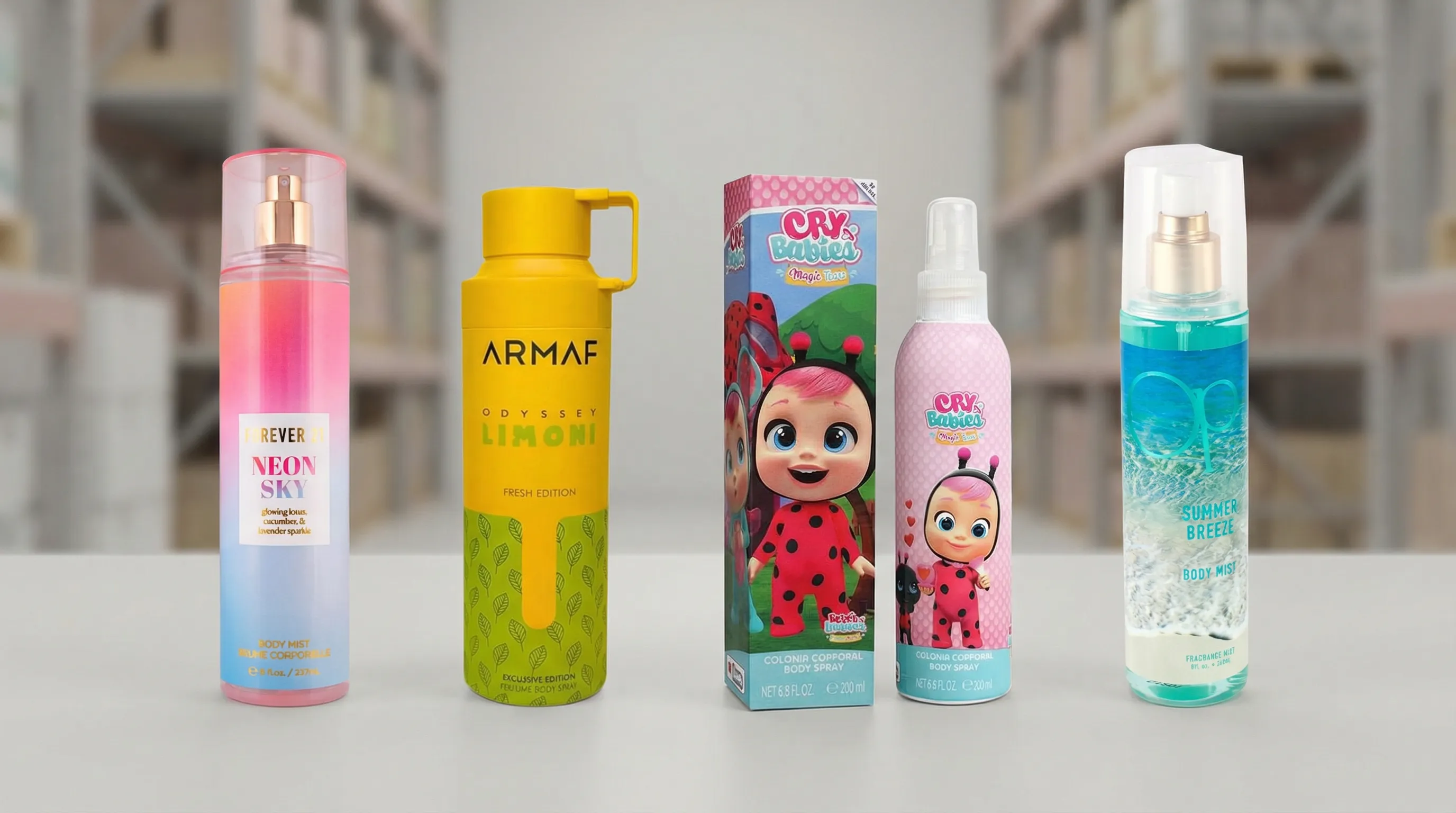 Body Mist Base Wholesale Collection for Retailers, Distributors, and Volume Buyers